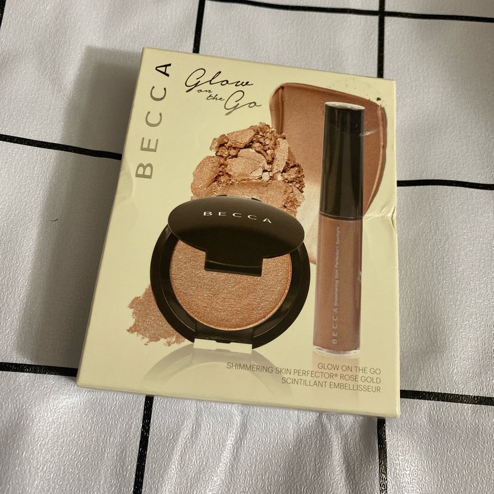 Becca glow on the go - shimmering skin perfector - rose gold